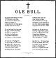 Ukjent dikter til Ole Bull. Ukjent dikter til Ole Bull.